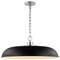 Nuvo Colony 1-Light Large Pendant Matte Black with Polished Nickel 60/7488 - alternate 4